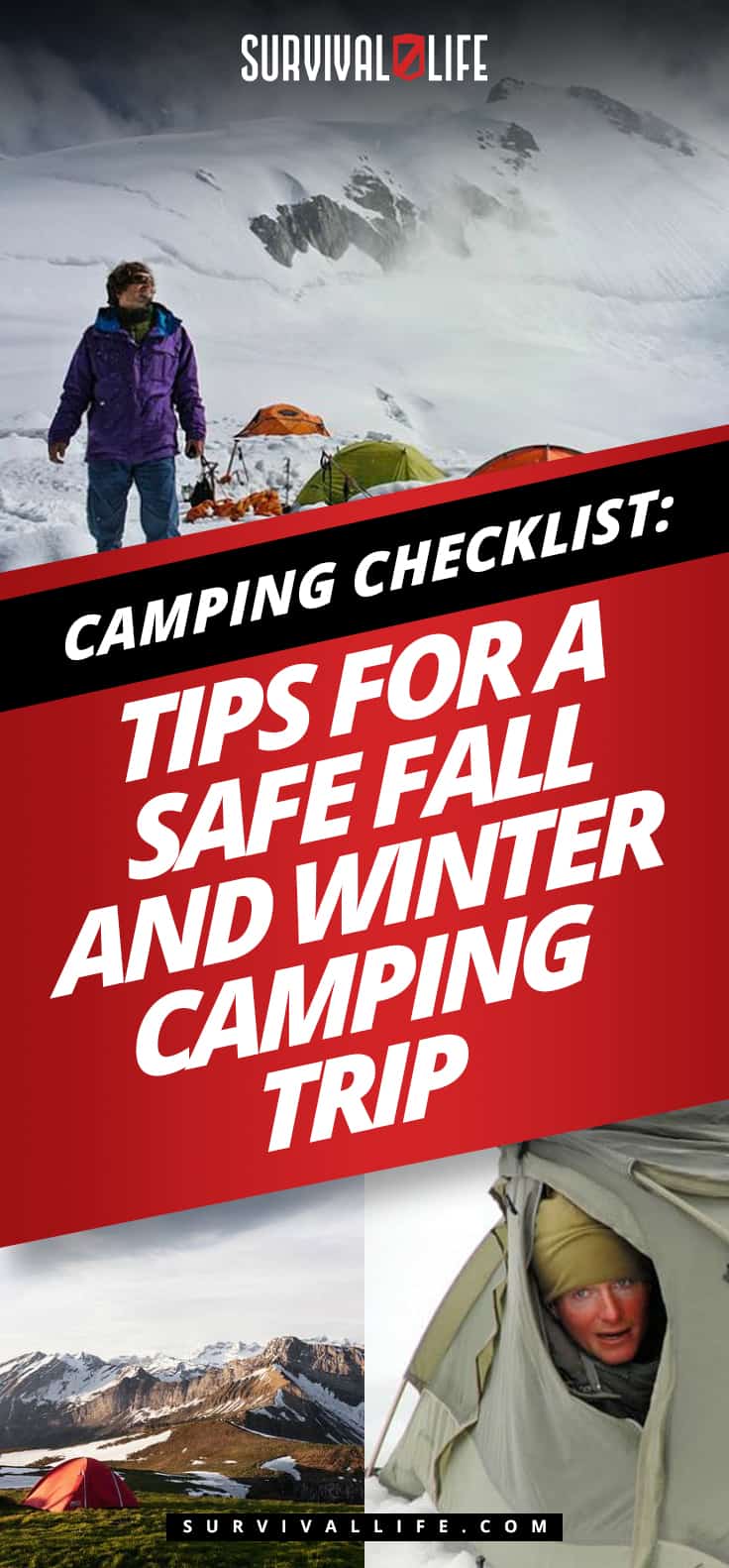 Placard | Camping Checklist: Tips for a Safe Fall and Winter Camping Trip