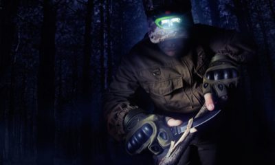 photo-male-person-brown-tactical-outfit | Coyote Hunting Light For Your Hunting At Night | Coyote Hunting Lights | Featured