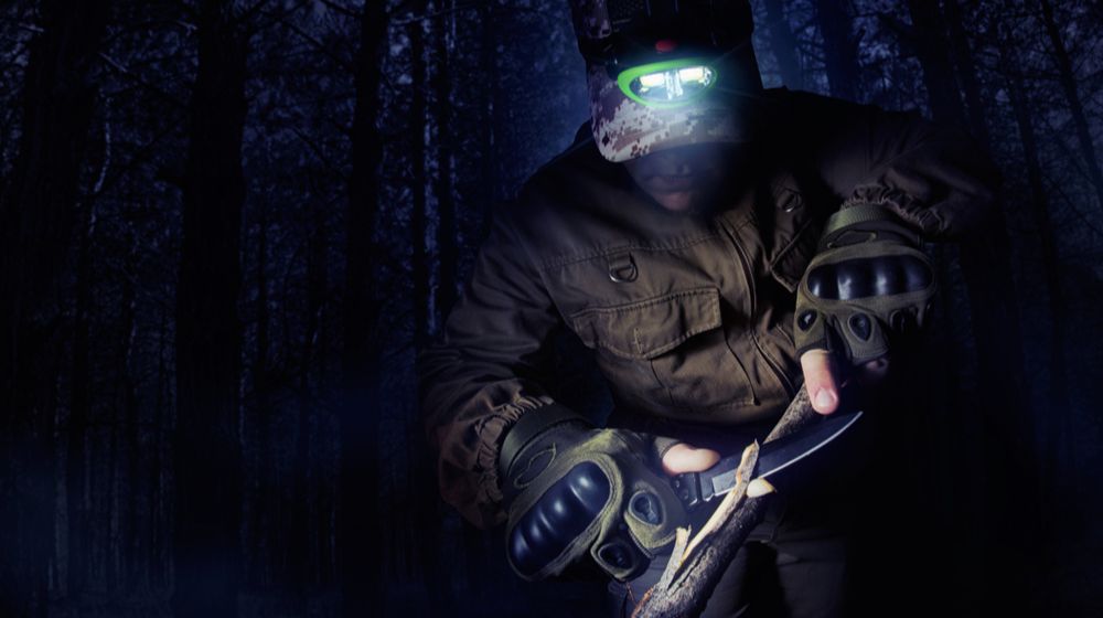 photo-male-person-brown-tactical-outfit | Coyote Hunting Light For Your Hunting At Night | Coyote Hunting Lights | Featured