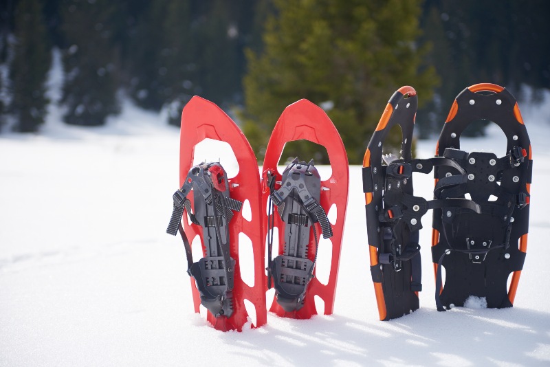 Snowshoes Fresh Show on Beautiful Winter | Snowshoeing