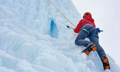 Alpinist Woman Ice Tools Axe Orange | Ice Climbing
