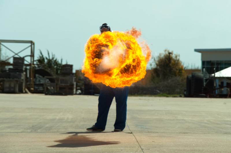 flamethrower-action-operational-test | DIY weapons