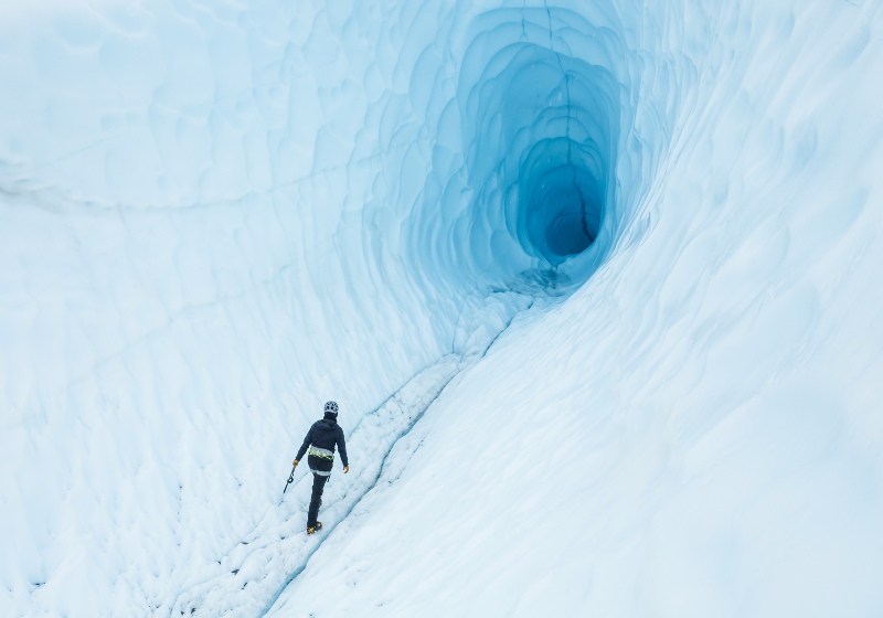Ice Cave on Matanuska Glacier Caves | Ice Climbing